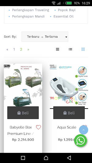 Mom and child baby shop Screenshot 2
