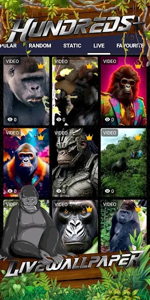 gorilla wallpaper Screenshot 2