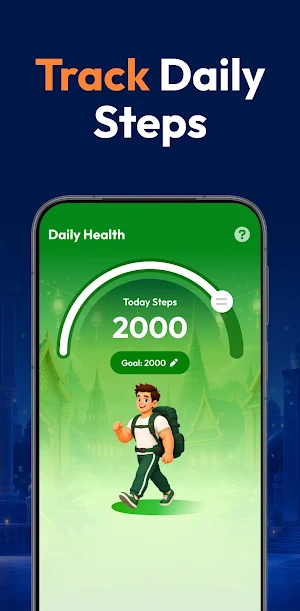 Daily Health - Water & Steps Screenshot 2