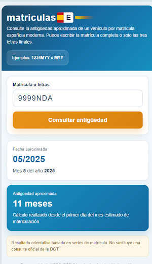 MatriculasE Screenshot 0