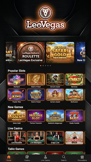 LeoVegas App Screenshot 0