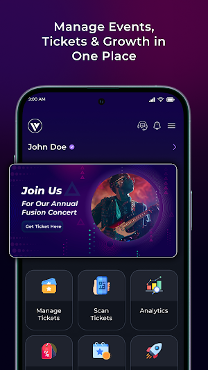 VeniVibe Vendor – Sell Tickets Screenshot 0