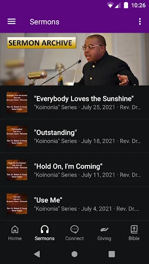 Wayland Baptist Church Screenshot 1
