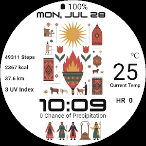 Earthy Life Watch Face Screenshot 2