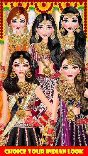 Indian Dress up Wedding Games Screenshot 1