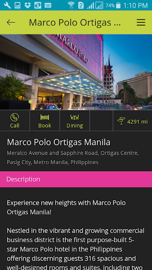 Marco Polo Elite Manila Screenshot 3