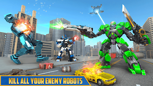 Dolphin Robot Transform: Robot War Screenshot 3