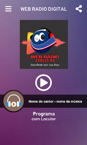 Web Rádio Digital Screenshot 1