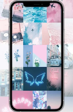 Aesthetic Wallpaper Cute Girly Screenshot 0