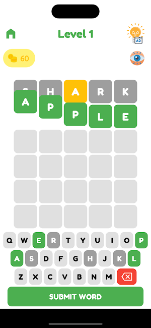 Word Master - 5 Letter Puzzle Screenshot 1