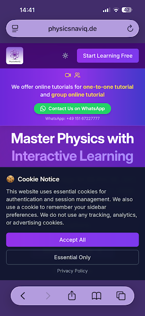 PhysicsNaviQ Screenshot 0