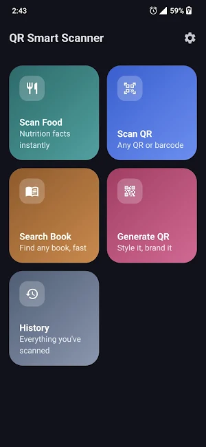 Smart QR & Barcode Scanner Screenshot 0