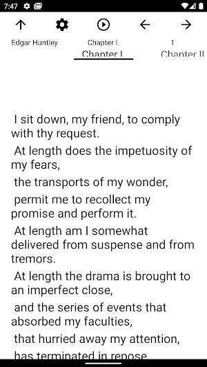 Book, Edgar Huntley Screenshot 1