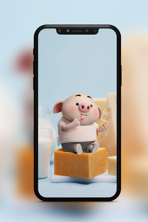Cute Pig Wallpaper Screenshot 1