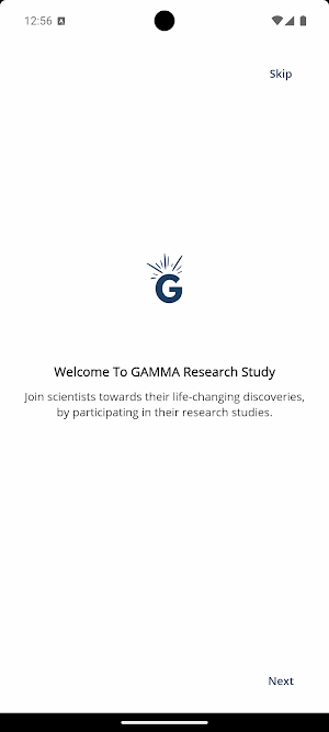 GAMMA Research Study Screenshot 2