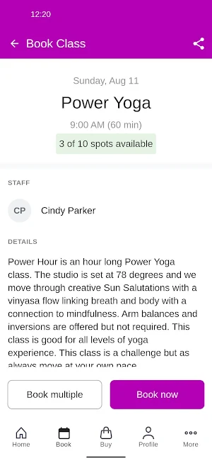 Sunshine Yoga Shack Screenshot 2
