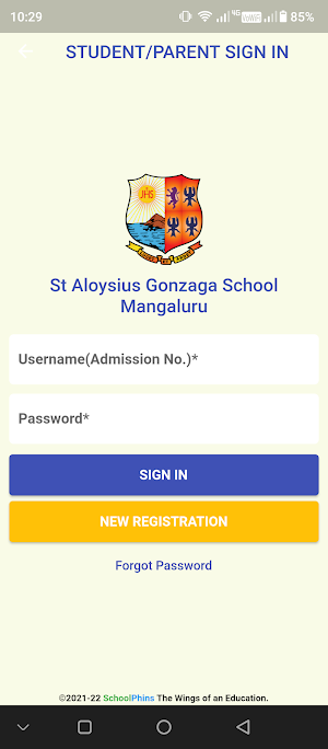 St Aloysius Gonzaga School Screenshot 0