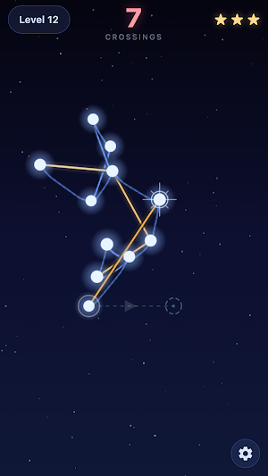 Untangle: Night Sky Screenshot 3