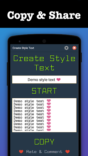 Create Style Text Repeater Screenshot 2