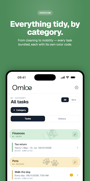 Omloo - Recurring Chores Screenshot 2