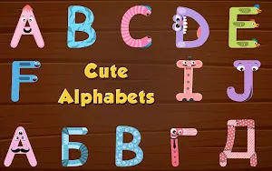 Alphabets game for baby kids - learn letters Screenshot 1