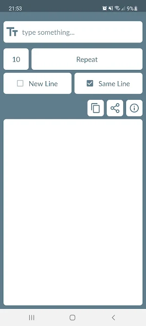 Text Repeater Screenshot 0