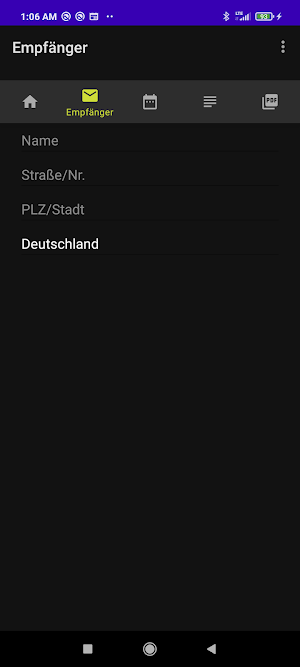 Write, send and print letters as PDF files Screenshot 2