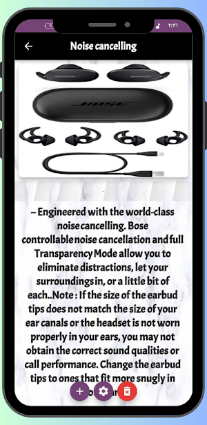 Bose QuietComfort guide Screenshot 0
