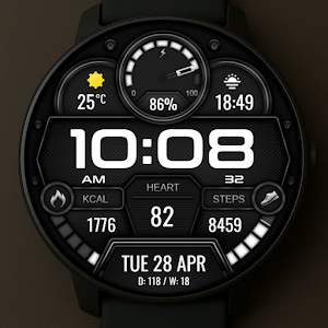 Digital Rangor watch face Screenshot 1