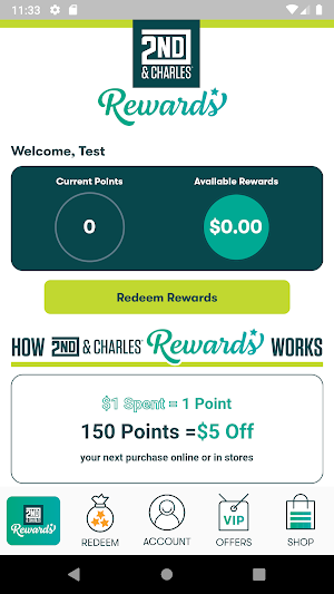 2nd & Charles Rewards Screenshot 0