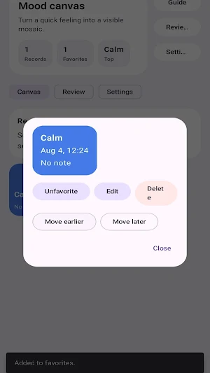MoodMosaic Screenshot 2