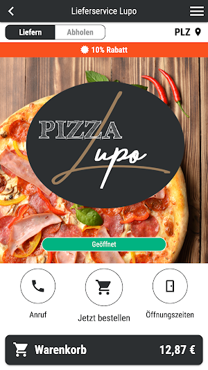 Lieferservice Lupo Screenshot 0