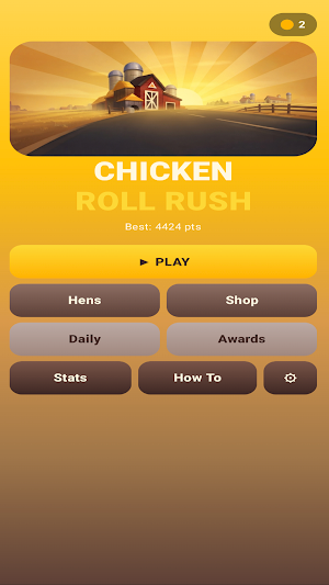 Chicken Roll Rush Screenshot 2