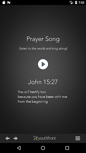Youthfront Midday Prayer Screenshot 1