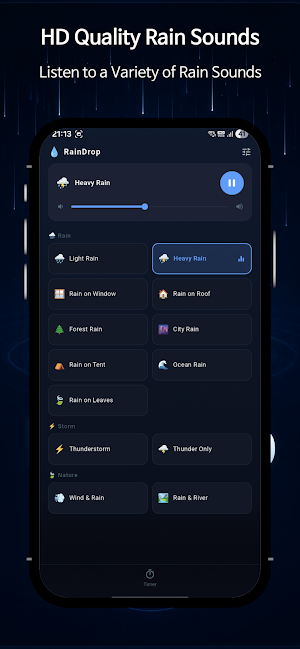 Rain Sound - Relaxing & Sleep Screenshot 1