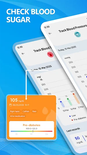 Mediview Tracker: BP & Sugar Screenshot 1