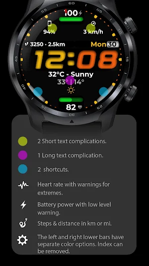Watch Face CUE157 Screenshot 1