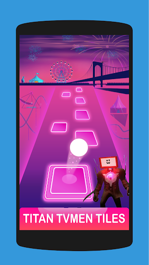 Cameraman Skibidi - Hop Tiles Screenshot 3