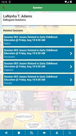 SSSP Events Screenshot 2