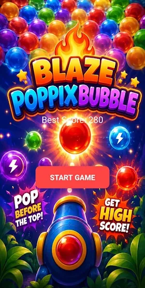 BLAZE POPPIXBUBBLE Screenshot 0