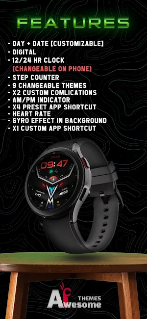 RAPTOR - Digital Watch Face Screenshot 3