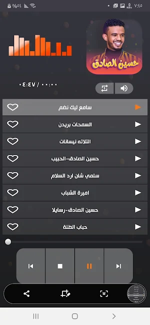 جميع اغاني حسين الصادق بدون نت Screenshot 2