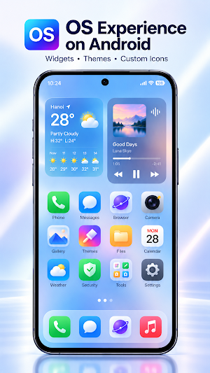 OS Launcher 26 - Home Screen Screenshot 2