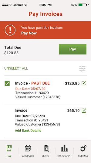 US Foods My Account Screenshot 2