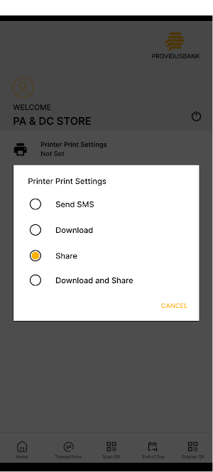 Providus SoftPOS Screenshot 1