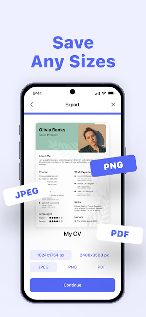 Resume Maker & Pro CV Builder Screenshot 1