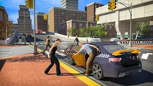 Taxi Simulator Game Screenshot 1