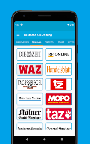 Deutsche alle Zeitung Screenshot 1