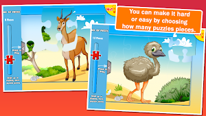 Kids Animals Jigsaw Puzzles Screenshot 2