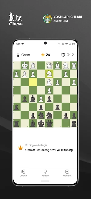 Uzchess - Shaxmat akademiya Screenshot 0